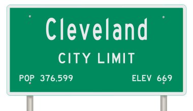 İşaretli yeşil 3D otoyol