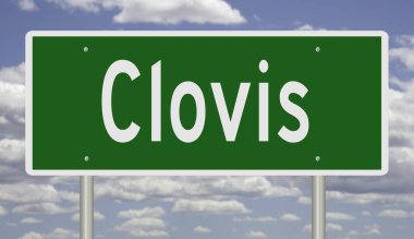 İşaretli yeşil 3D otoyol