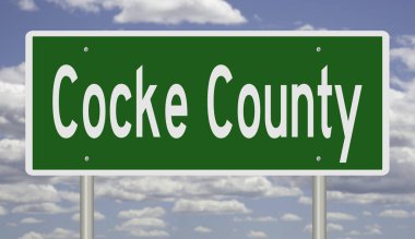 İşaretli yeşil 3D otoyol