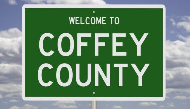 İşaretli yeşil 3D otoyol