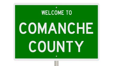 İşaretli yeşil 3D otoyol