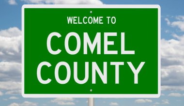 İşaretli yeşil 3D otoyol