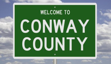 İşaretli yeşil 3D otoyol