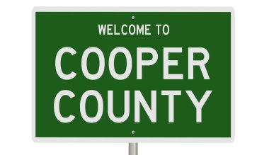 İşaretli yeşil 3D otoyol