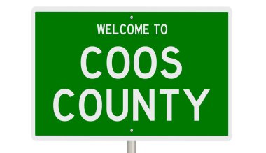 İşaretli yeşil 3D otoyol