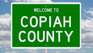 İşaretli yeşil 3D otoyol