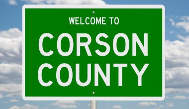 İşaretli yeşil 3D otoyol