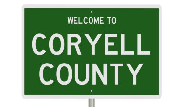 İşaretli yeşil 3D otoyol