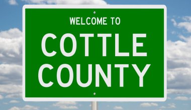 İşaretli yeşil 3D otoyol