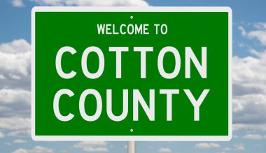 İşaretli yeşil 3D otoyol