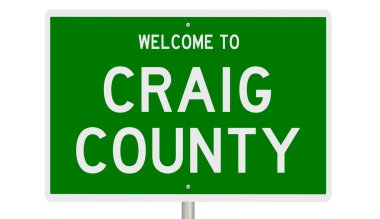 İşaretli yeşil 3D otoyol