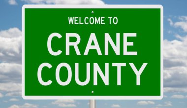 İşaretli yeşil 3D otoyol