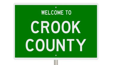 İşaretli yeşil 3D otoyol