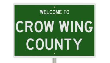 İşaretli yeşil 3D otoyol