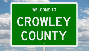 İşaretli yeşil 3D otoyol