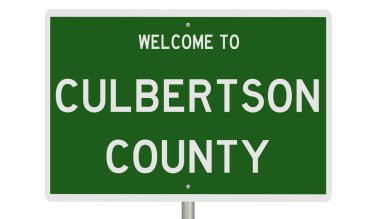 İşaretli yeşil 3D otoyol