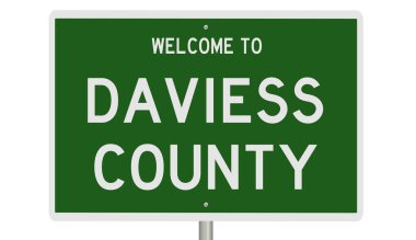 İşaretli yeşil 3D otoyol