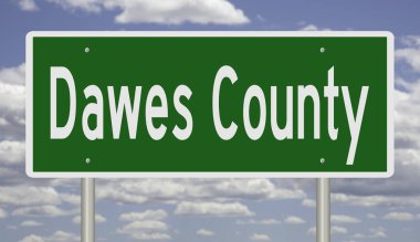 İşaretli yeşil 3D otoyol