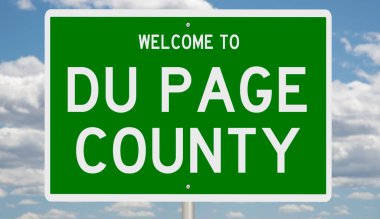 İşaretli yeşil 3D otoyol