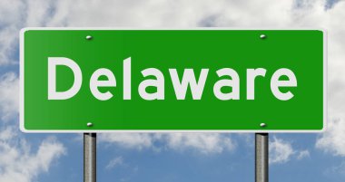 İşaretli yeşil 3D otoyol