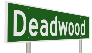 İşaretli yeşil 3D otoyol