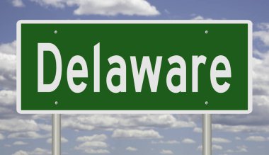 İşaretli yeşil 3D otoyol