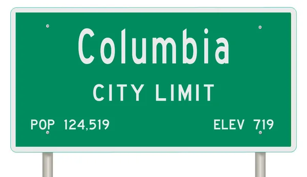 緑の3D高速道路標識 — ストック写真