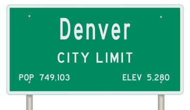 İşaretli yeşil 3D otoyol