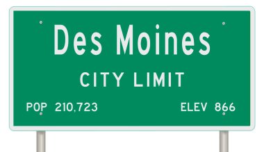 İşaretli yeşil 3D otoyol