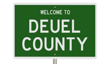 İşaretli yeşil 3D otoyol