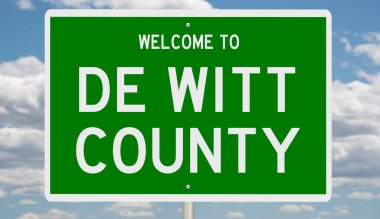 İşaretli yeşil 3D otoyol