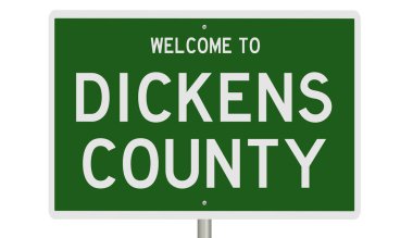 İşaretli yeşil 3D otoyol