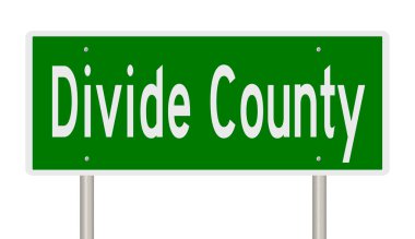 İşaretli yeşil 3D otoyol