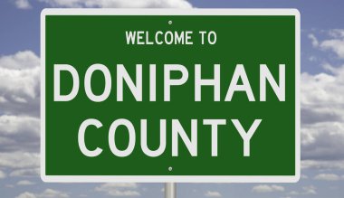 İşaretli yeşil 3D otoyol