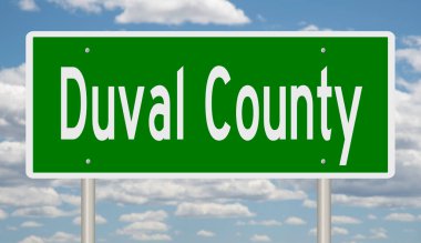 İşaretli yeşil 3D otoyol