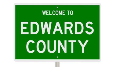 İşaretli yeşil 3D otoyol