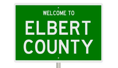 İşaretli yeşil 3D otoyol