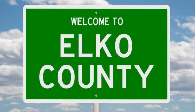 İşaretli yeşil 3D otoyol