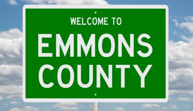 İşaretli yeşil 3D otoyol