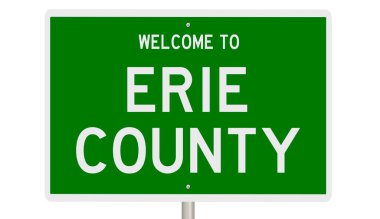 İşaretli yeşil 3D otoyol