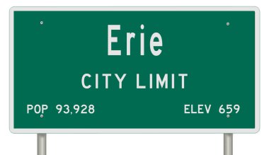 İşaretli yeşil 3D otoyol