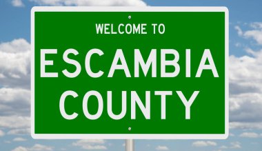 İşaretli yeşil 3D otoyol