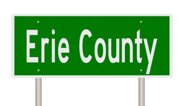 İşaretli yeşil 3D otoyol