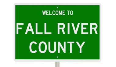 İşaretli yeşil 3D otoyol