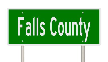 İşaretli yeşil 3D otoyol