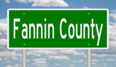 İşaretli yeşil 3D otoyol