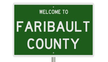 İşaretli yeşil 3D otoyol