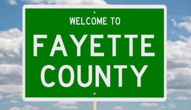 İşaretli yeşil 3D otoyol