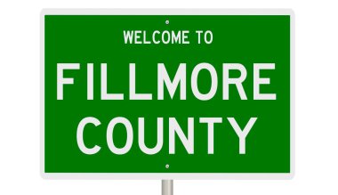 İşaretli yeşil 3D otoyol