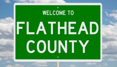 İşaretli yeşil 3D otoyol